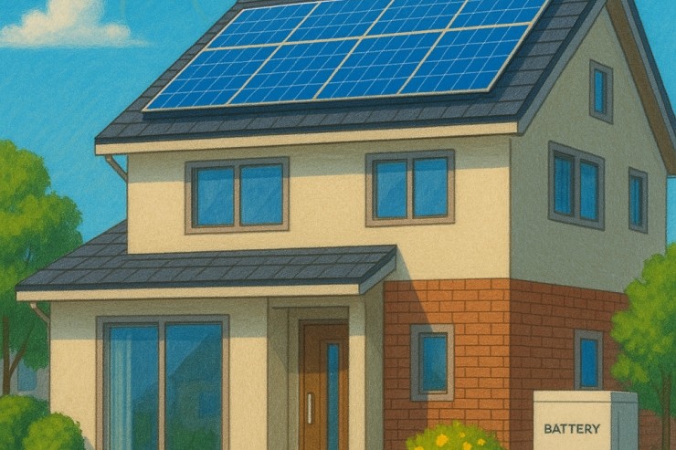 住宅用太陽光パネルと蓄電池の必要性|災害時の備えと電気代節約のメリット